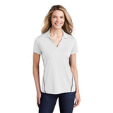 Sport-Tek LST620 PosiCharge Women's Two-Tone Y-Neck Tough Polo