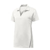 Sport-Tek LST620 PosiCharge Women's Two-Tone Y-Neck Tough Polo