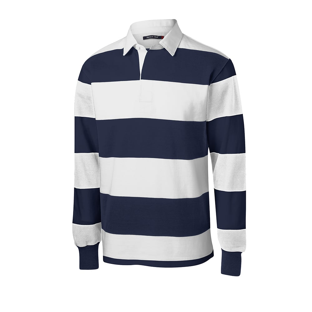 Sport-Tek ST301 Classic Lightweight Long Sleeve Rugby Polo