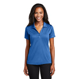 Sport-Tek LST630 PosiCharge Women's Embossed Y-Neck Tough Polo