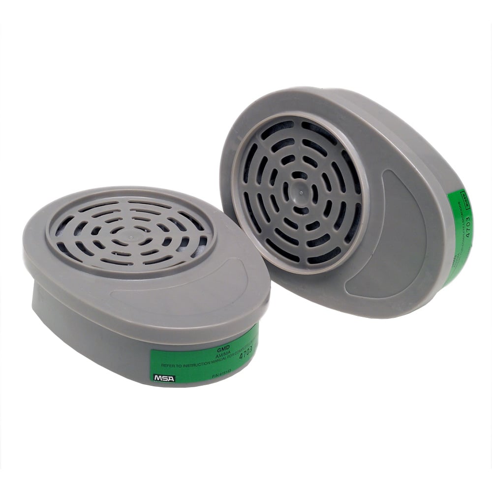 MSA-815358 Ammonia/Methylamine GMD Advantage Respirator Cartridge, 1 pair
