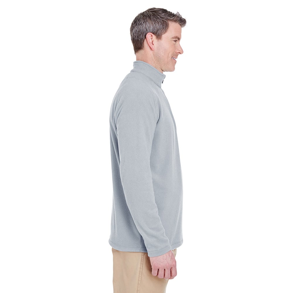 UltraClub Cool & Dry 8180 Men's Quarter-Zip Microfleece Sweatshirt