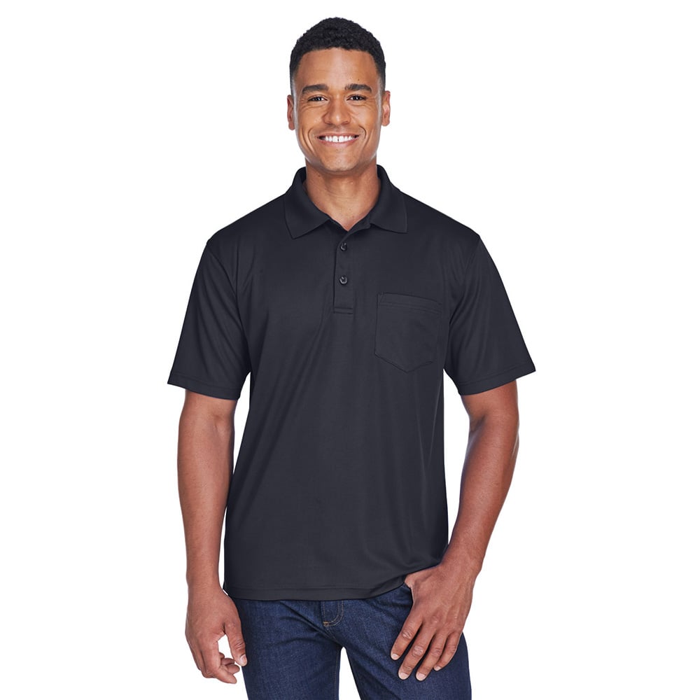 UltraClub Cool & Dry 8210P Mesh Piqué® Polo with Chest Pocket