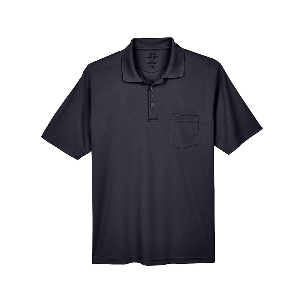 UltraClub Cool & Dry 8210P Mesh Piqué® Polo with Chest Pocket