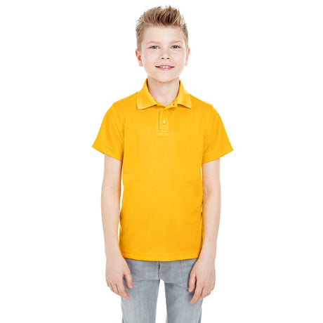 UltraClub Cool & Dry 8210Y Youth Mesh Piqué® Polo