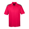 UltraClub Cool & Dry 8215 Two-Tone Mesh Piqué Polo