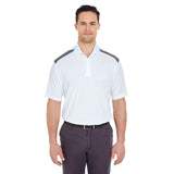 UltraClub Cool & Dry 8215 Two-Tone Mesh Piqué Polo