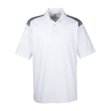 UltraClub Cool & Dry 8215 Two-Tone Mesh Piqué Polo