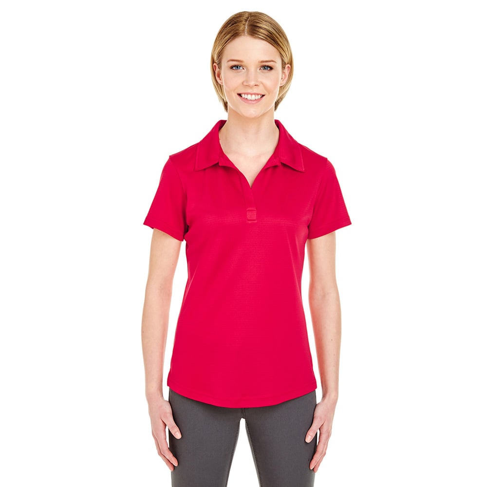 UltraClub Cool & Dry 8220L Ladies' Jacquard Stripe Polo