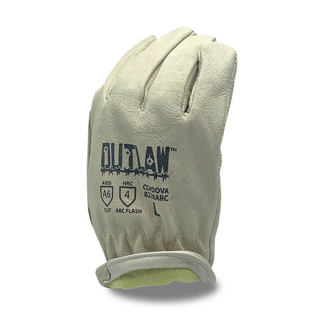 Outlaw Arc™ Cowhide Drivers Glove + Aramid/Synthetic Fiber Knit Shell, 1 dozen (12 pairs)