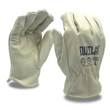 Outlaw Arc™ Cowhide Drivers Glove + Aramid/Synthetic Fiber Knit Shell, 1 dozen (12 pairs)