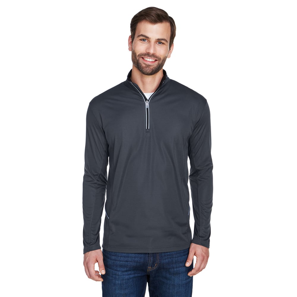 UltraClub Cool & Dry 8230 Men's Sport Quarter-Zip Pullover