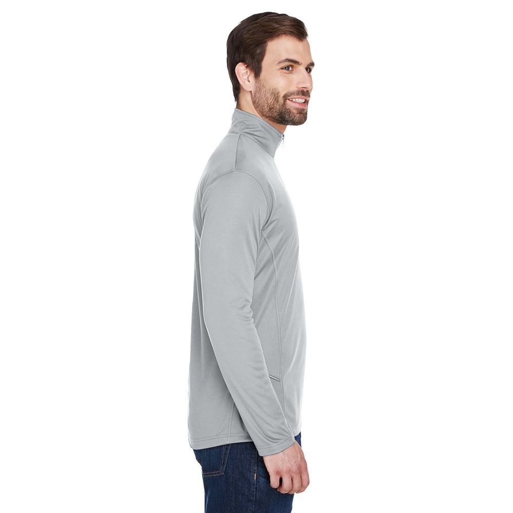 UltraClub Cool & Dry 8230 Men's Sport Quarter-Zip Pullover