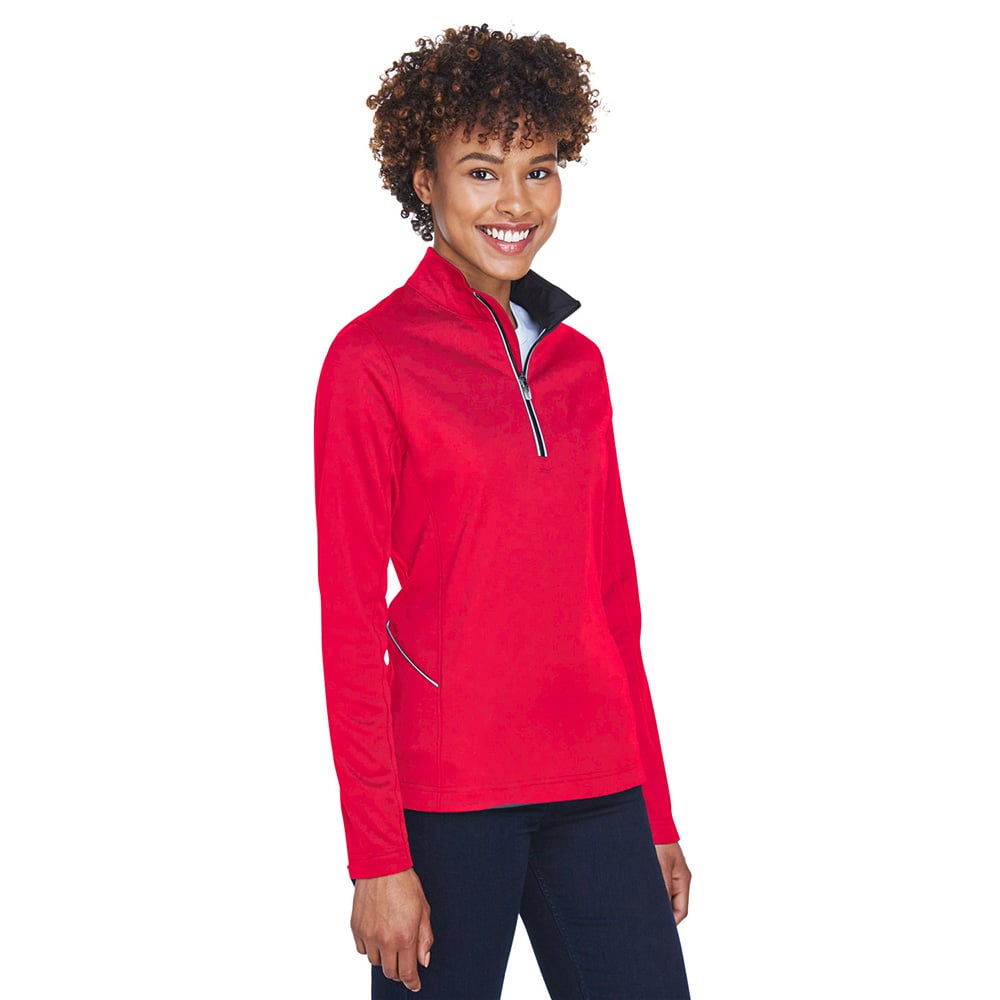 UltraClub Cool & Dry 8230L Ladies' Sport Quarter-Zip Pullover