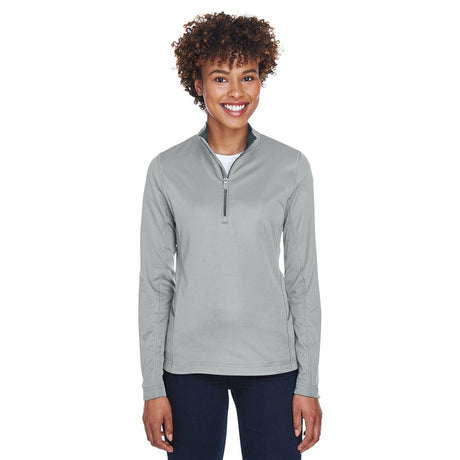 UltraClub Cool & Dry 8230L Ladies' Sport Quarter-Zip Pullover