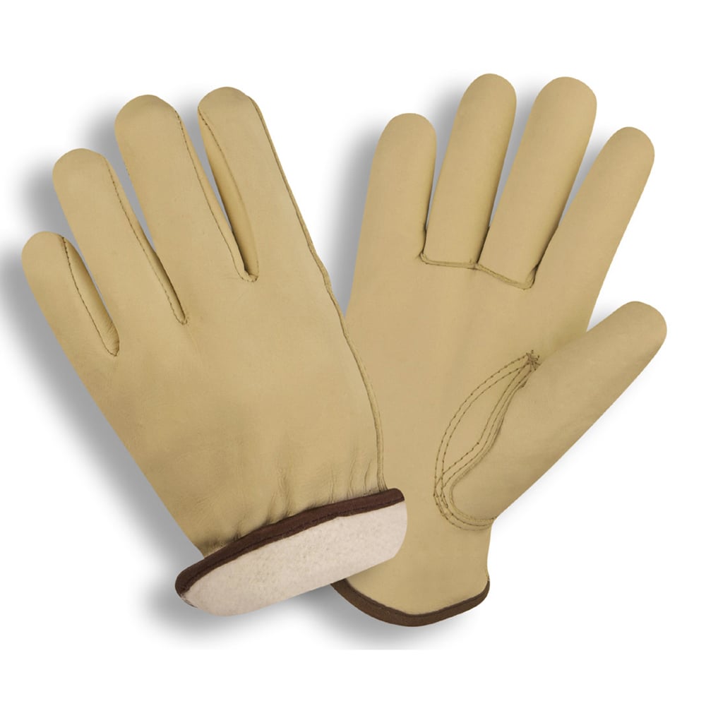 Cordova Cowhide Drivers Glove with White Fleece Lining, 1 dozen (12 pairs)