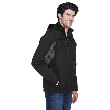 UltraClub 8290 Colorblock 3-in-1 Systems Hooded Soft Shell Jacket