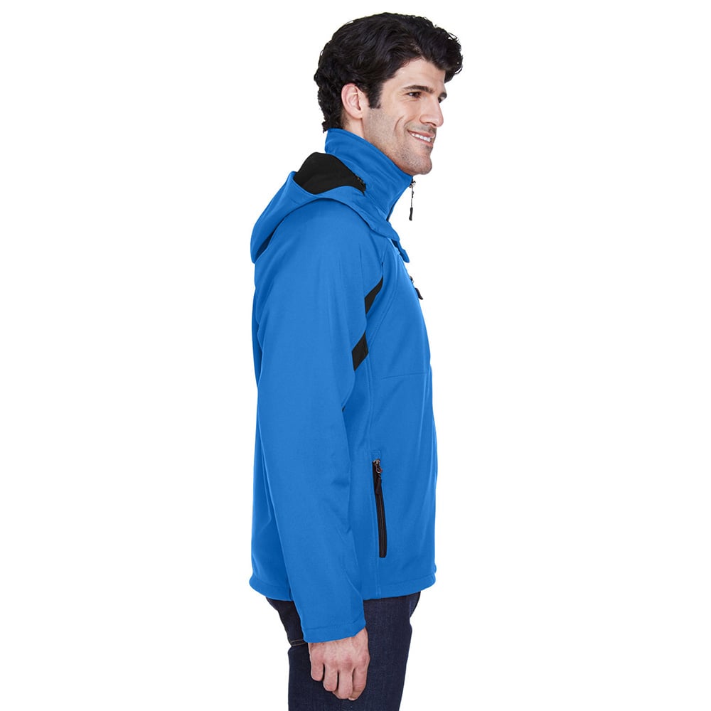 UltraClub 8290 Colorblock 3-in-1 Systems Hooded Soft Shell Jacket