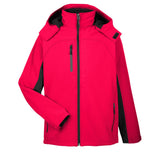 UltraClub 8290 Colorblock 3-in-1 Systems Hooded Soft Shell Jacket
