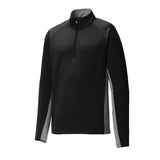 Sport-Tek ST854 Sport-Wick Stretch Contrast Raglan Half-Zip Pullover