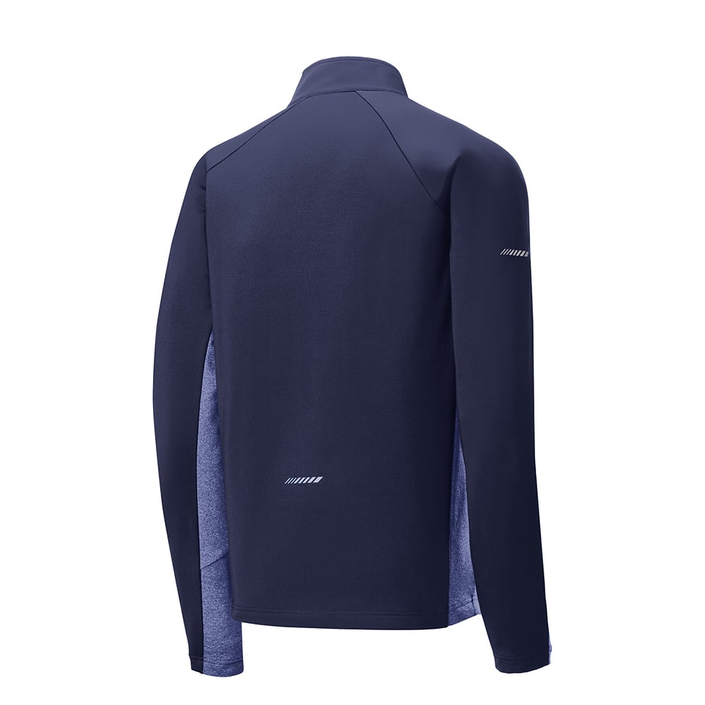 Sport-Tek ST854 Sport-Wick Stretch Contrast Raglan Half-Zip Pullover