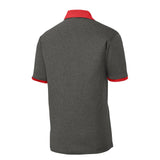 Sport-Tek ST667 Contender Heather Contrast Polo