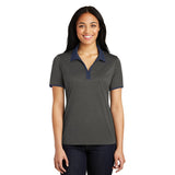 Sport-Tek LST667 Contender Women's Contrast Heather Polo