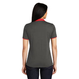 Sport-Tek LST667 Contender Women's Contrast Heather Polo