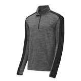 Sport-Tek ST397 PosiCharge Two-Tone Electric Heather 1/4 Zip Pullover