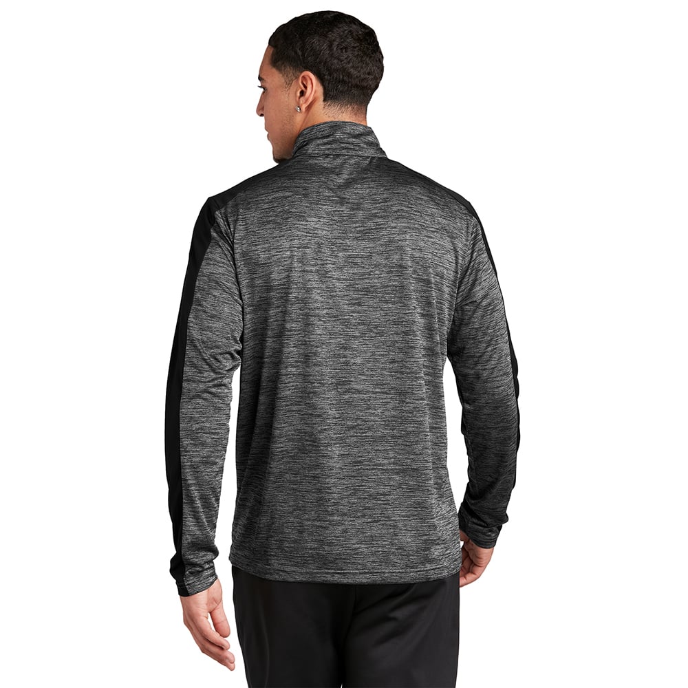 Sport-Tek ST397 PosiCharge Two-Tone Electric Heather 1/4 Zip Pullover