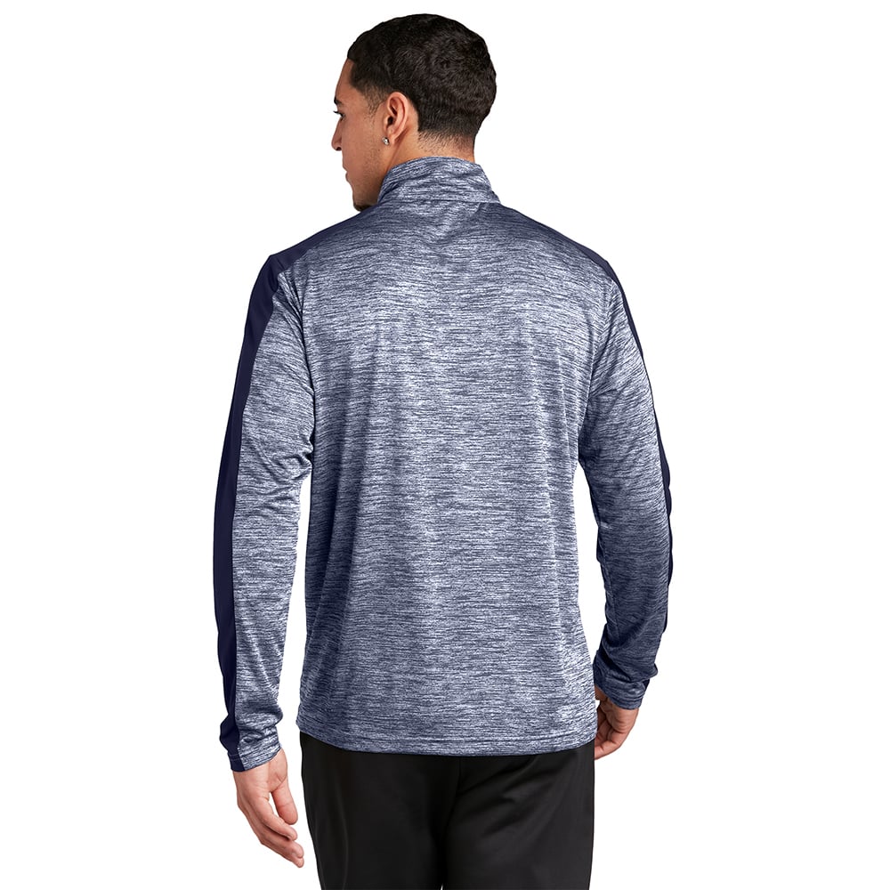 Sport-Tek ST397 PosiCharge Two-Tone Electric Heather 1/4 Zip Pullover