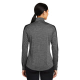 Sport-Tek LST397 PosiCharge Women's Heather Quarter-Zip Pullover