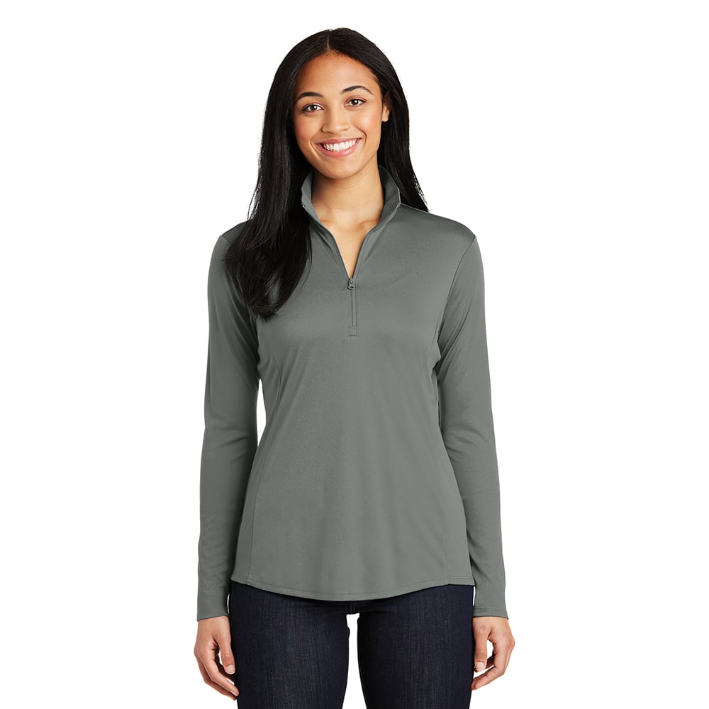 Sport-Tek LST357 PosiCharge Women's Competitor Quarter-Zip Pullover