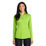 Sport-Tek LST357 PosiCharge Women's Competitor Quarter-Zip Pullover