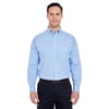 UltraClub 8385 Men's Medium-Check Woven Shirt