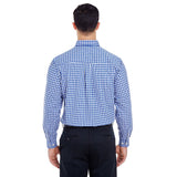 UltraClub 8385 Men's Medium-Check Woven Shirt