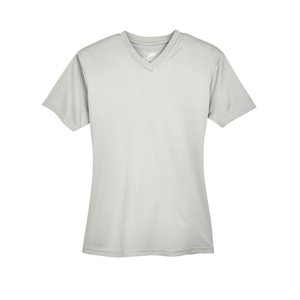 UltraClub Cool & Dry 8400L Ladies' Sport V-Neck T-Shirt