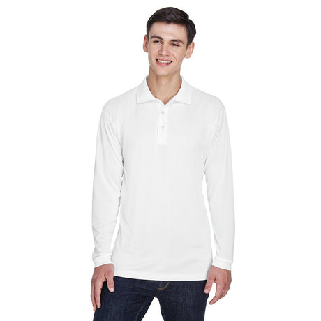 UltraClub Cool & Dry 8405LS Men's Sport Long-Sleeve Polo