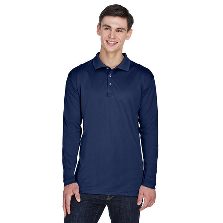 UltraClub Cool & Dry 8405LS Men's Sport Long-Sleeve Polo