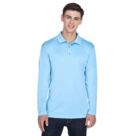 UltraClub Cool & Dry 8405LS Men's Sport Long-Sleeve Polo