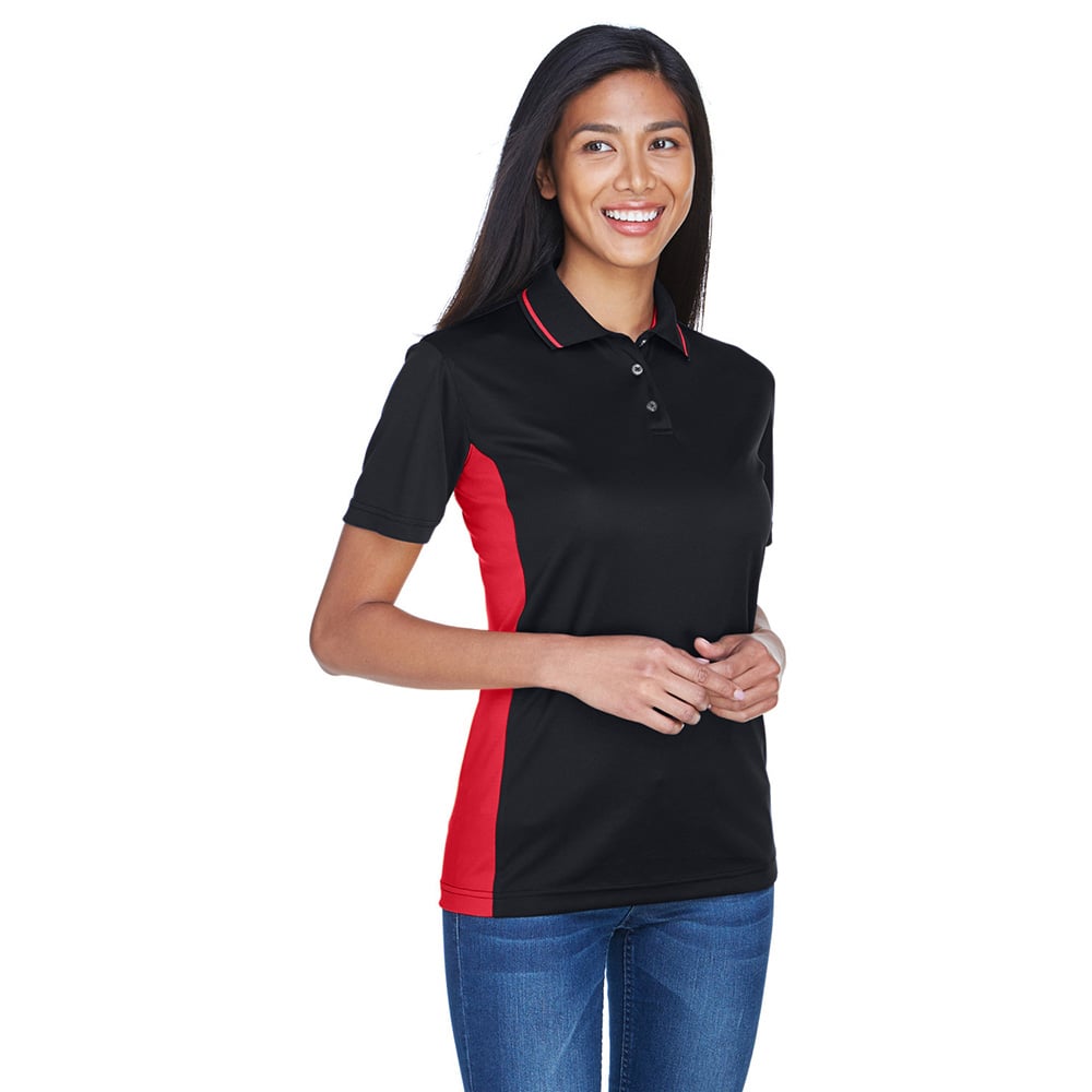 UltraClub Cool & Dry 8406L Ladies' Sport Two-Tone Polo