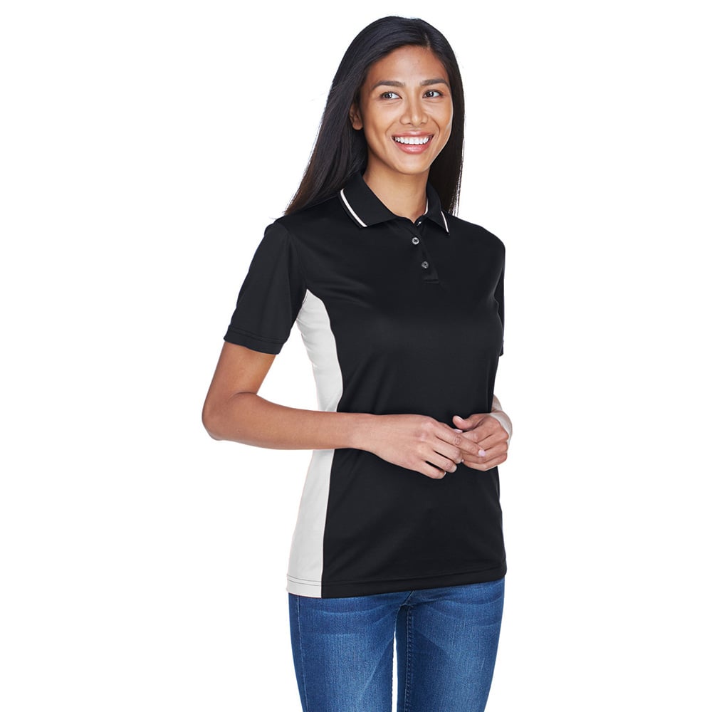 UltraClub Cool & Dry 8406L Ladies' Sport Two-Tone Polo