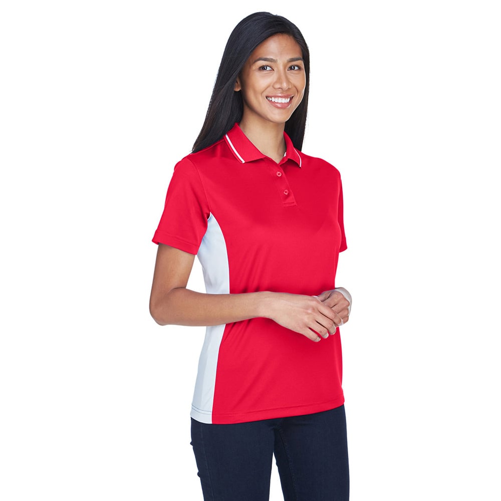 UltraClub Cool & Dry 8406L Ladies' Sport Two-Tone Polo