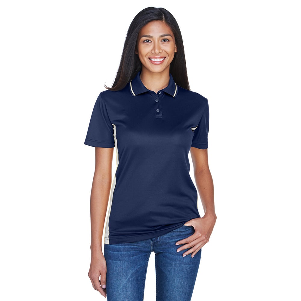 UltraClub Cool & Dry 8406L Ladies' Sport Two-Tone Polo