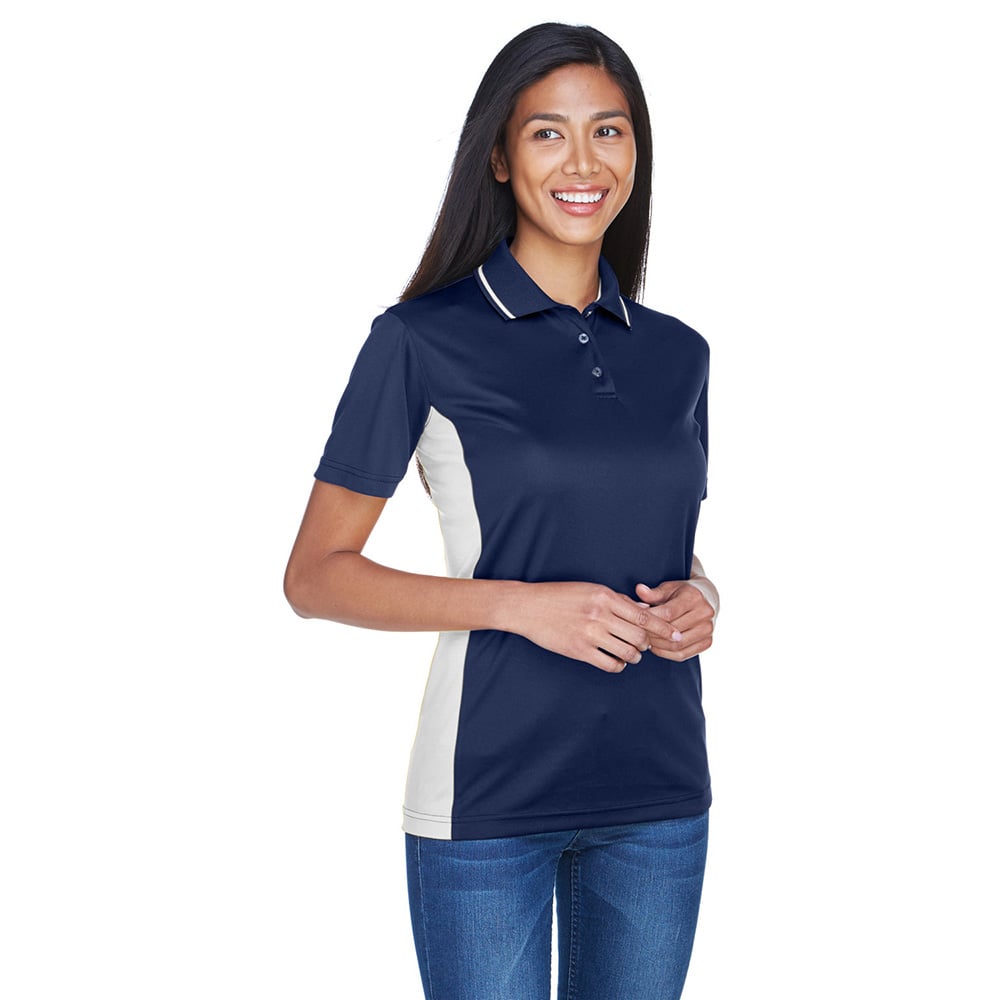 UltraClub Cool & Dry 8406L Ladies' Sport Two-Tone Polo