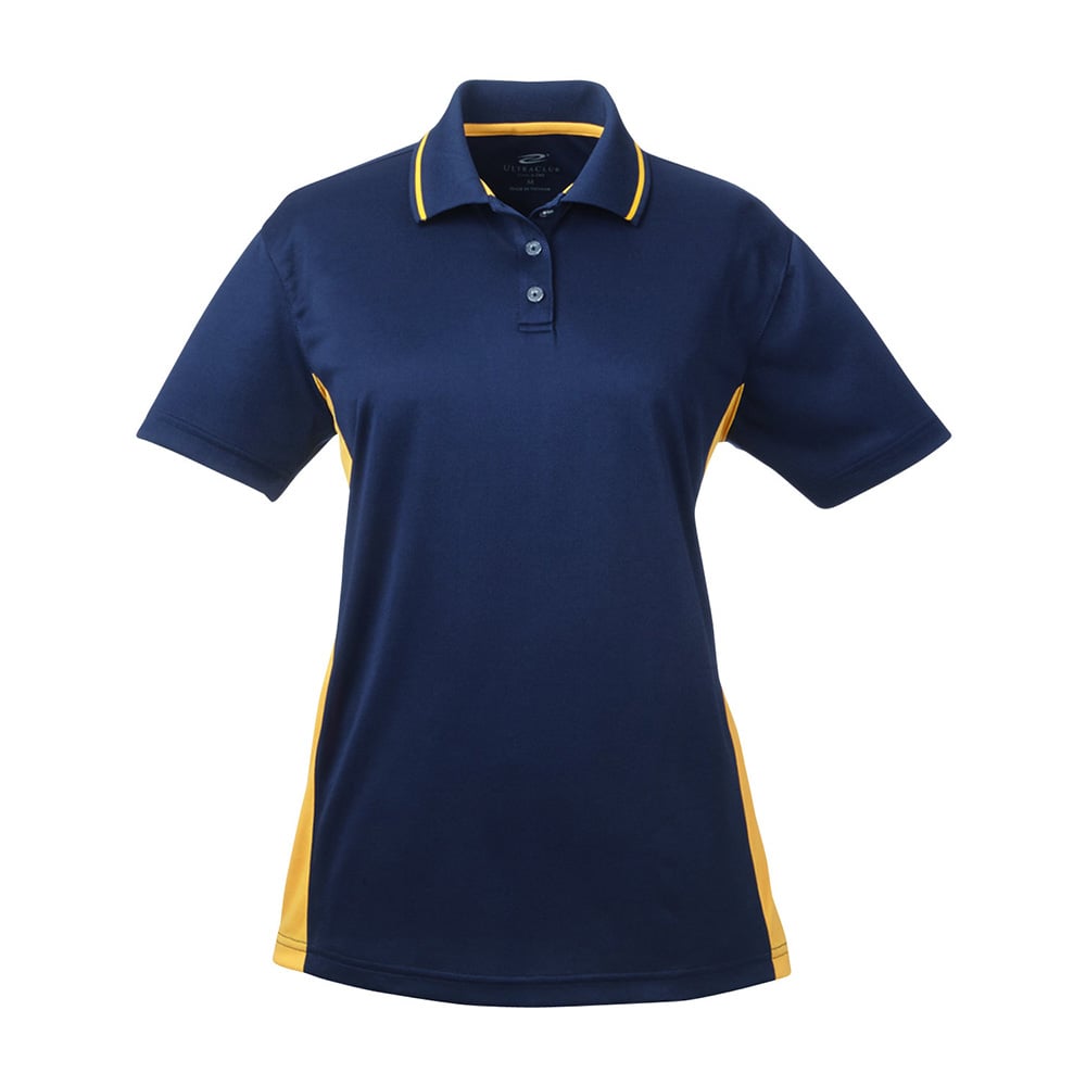 UltraClub Cool & Dry 8406L Ladies' Sport Two-Tone Polo