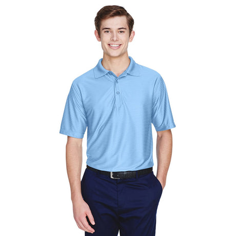 UltraClub Cool & Dry 8413 Men's Performance Polo with Tonal Stripes