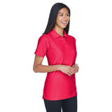 UltraClub Cool & Dry 8413L Ladies' Performance Polo with Tonal Stripes