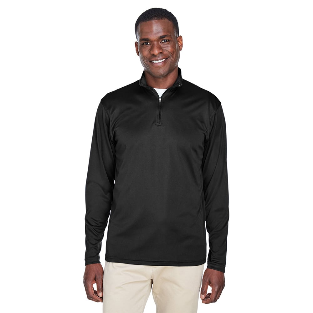 UltraClub Cool & Dry 8424 Men's Sport Quarter-Zip Pullover