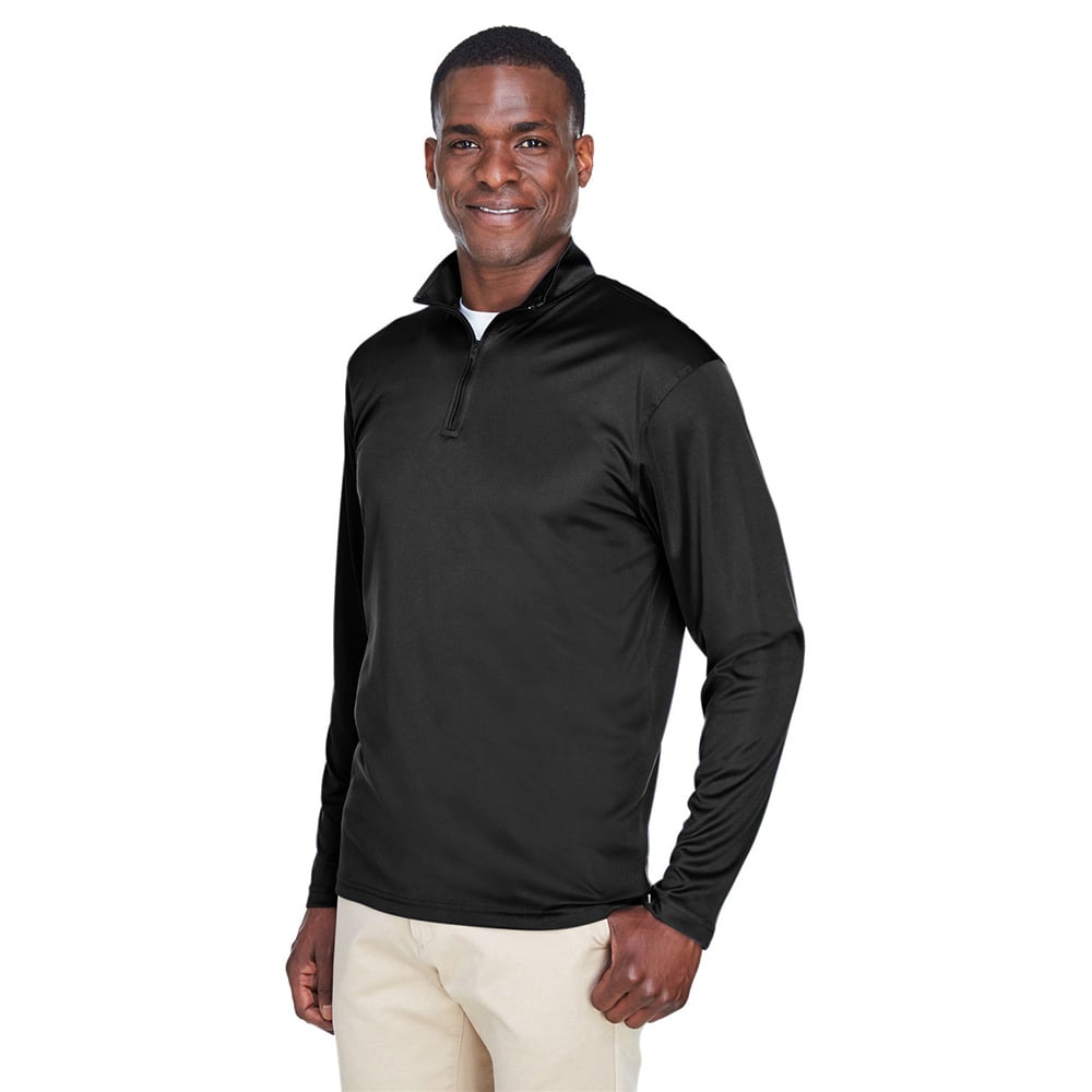 UltraClub Cool & Dry 8424 Men's Sport Quarter-Zip Pullover